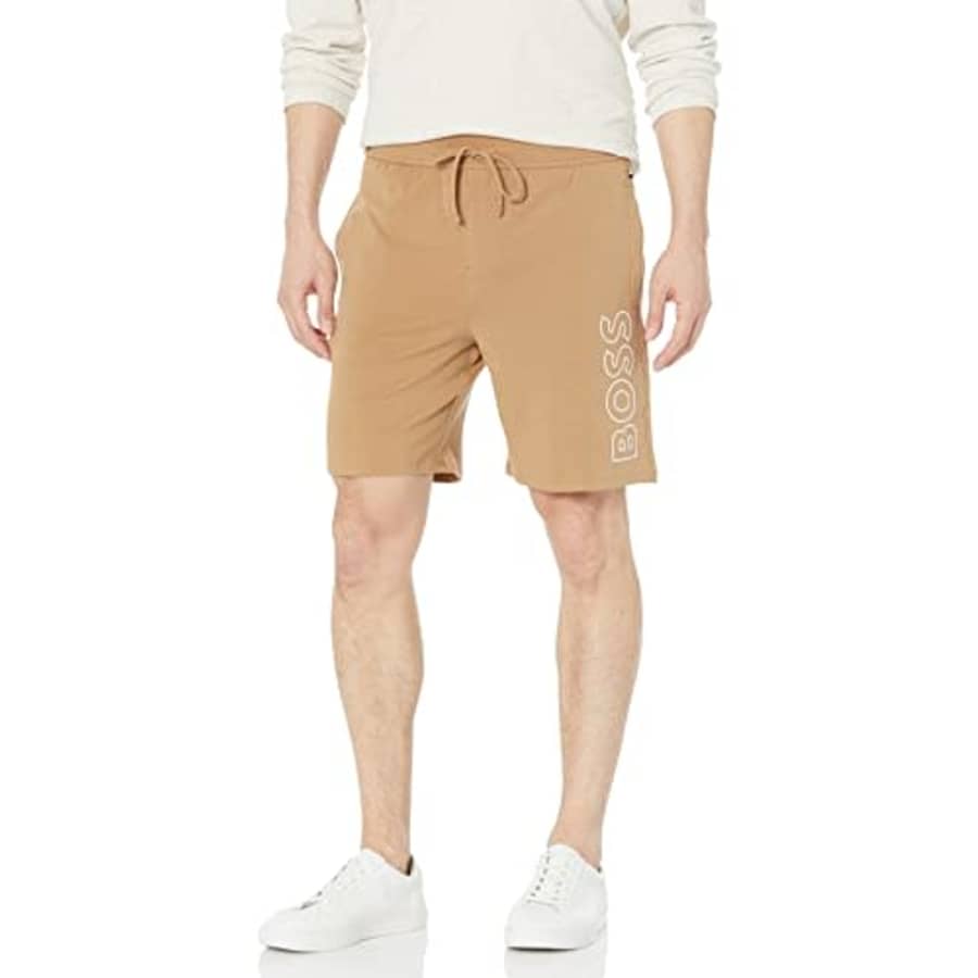 Hugo Boss BOSS Men's Identity Lounge Shorts, Medium Beige, S for $25 Hugo Boss BOSS Men's Identity Lounge Shorts, Medium Beige, S for $25