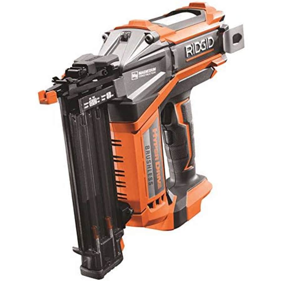 RIDGID HYPERDRIVE 18-Volt 18-Gauge 2-1/8 in. Brushless Brad Nailer for $339 RIDGID HYPERDRIVE 18-Volt 18-Gauge 2-1/8 in. Brushless Brad Nailer for $339