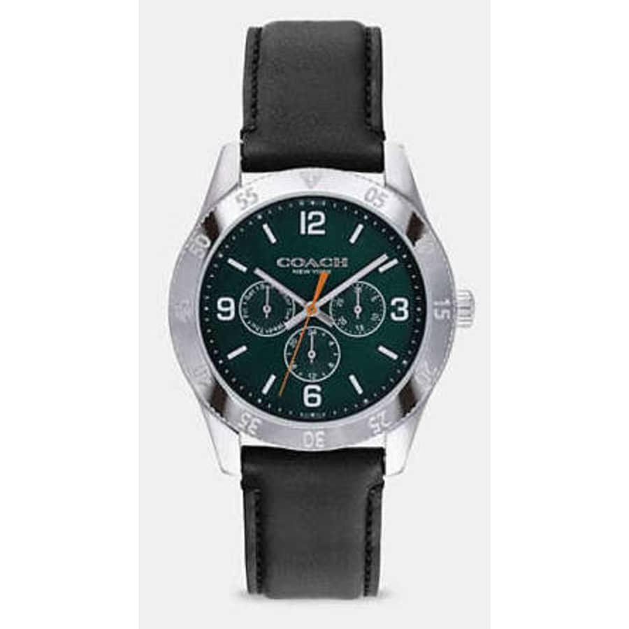 Coach Men's 42mm Casey Watch with Leather Band for $83 Coach Men's 42mm Casey Watch with Leather Band for $83