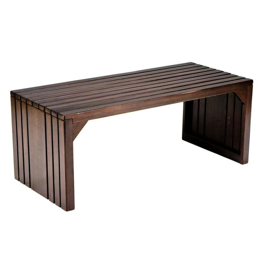 Southern Enterprises Clermont Slat Bench / Table for $79 Southern Enterprises Clermont Slat Bench / Table for $79