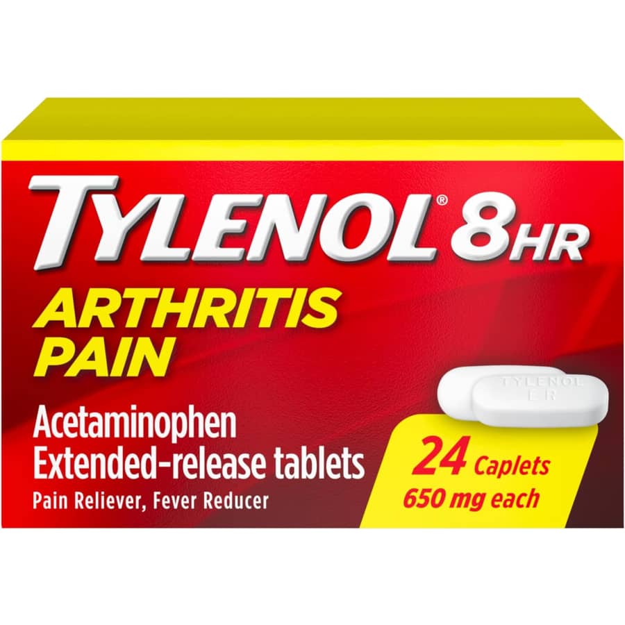 Tylenol 8-Hour Arthritis Pain Relief 650mg Extended-Release Tablets 24-Count for $1.66 via Subscribe & Save Tylenol 8-Hour Arthritis Pain Relief 650mg Extended-Release Tablets 24-Count for $1.66 via Subscribe & Save