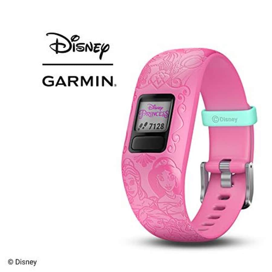 Garmin vivofit jr. 2, Kids Fitness/Activity Tracker, 1-year Battery Life, Adjustable Band, Disney for $73