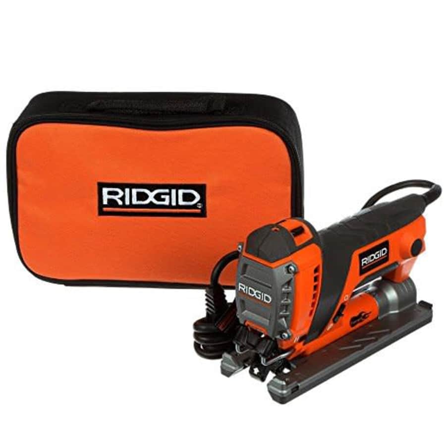 RIDGID TOOL COMPANY R31011 3 Amp Fuego Compact Orbital Jigsaw for $75 RIDGID TOOL COMPANY R31011 3 Amp Fuego Compact Orbital Jigsaw for $75