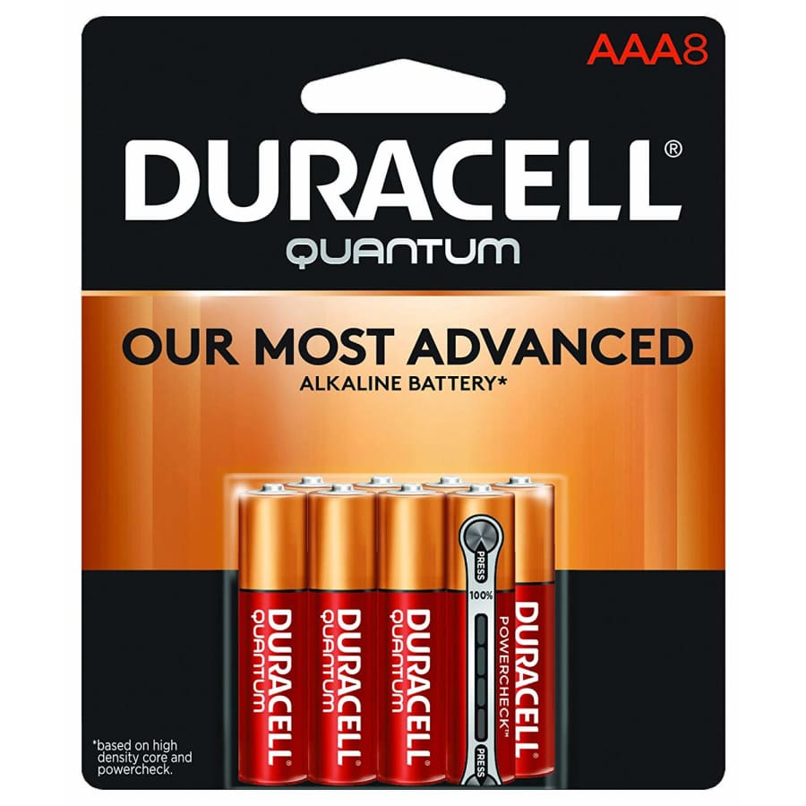 Duracell Quantum AAA Alkaline Battery 8-Pack for $5 Duracell Quantum AAA Alkaline Battery 8-Pack for $5