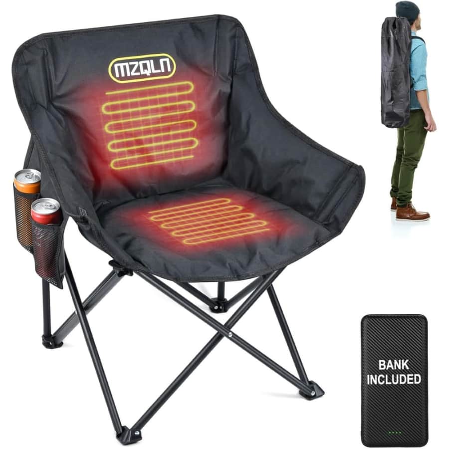 Heated Outdoor Chair w/ Battery Pack for $70 or 2 for $125 Heated Outdoor Chair w/ Battery Pack for $70 or 2 for $125