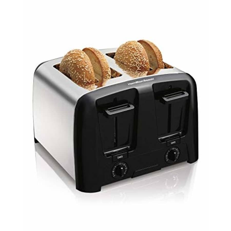 Hamilton Beach Cool Wall 4-Slice Toaster, Chrome for $60
