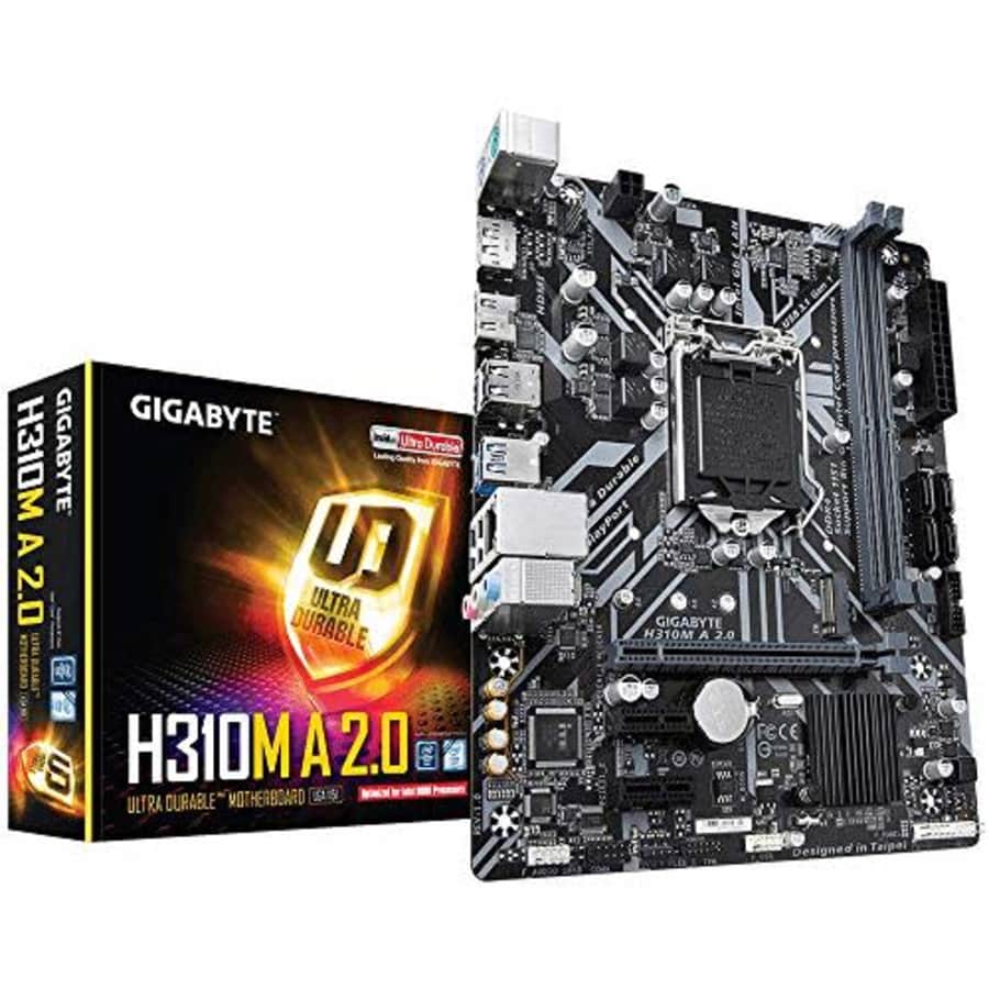 GIGABYTE H310M A 2.0 (LGA1151/ Intel/ H310/ Micro ATX/ DDR4/ HDMI 1.4/ M.2/ Motherboard) for $76 GIGABYTE H310M A 2.0 (LGA1151/ Intel/ H310/ Micro ATX/ DDR4/ HDMI 1.4/ M.2/ Motherboard) for $76