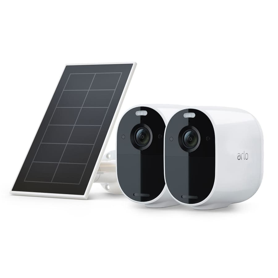 Arlo Essential Spotlight Camera 2-Pack w/ Solar Panel for $119