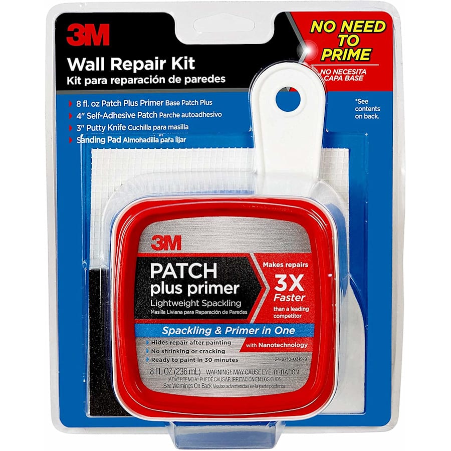 3M 8-oz. Patch Plus Primer Wall Repair Kit for $9 3M 8-oz. Patch Plus Primer Wall Repair Kit for $9