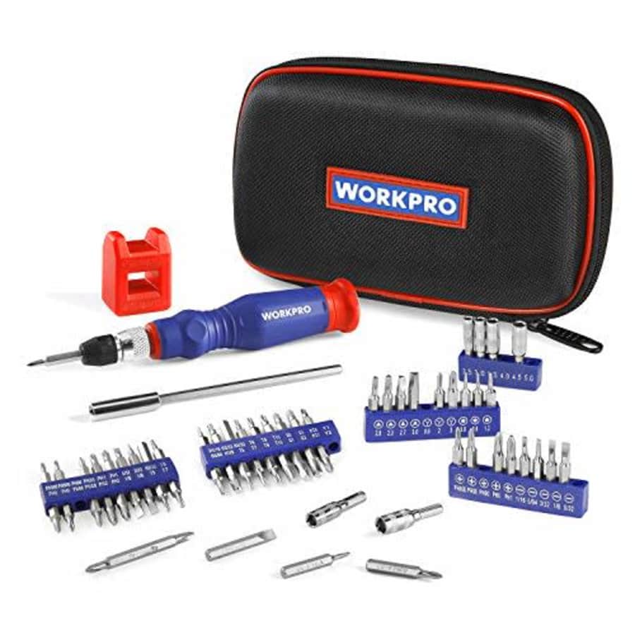 WORKPRO Precision Screwdriver Kit 69-piece with Quick Load Screwdriver Bits Holder Handle for for $23 WORKPRO Precision Screwdriver Kit 69-piece with Quick Load Screwdriver Bits Holder Handle for for $23