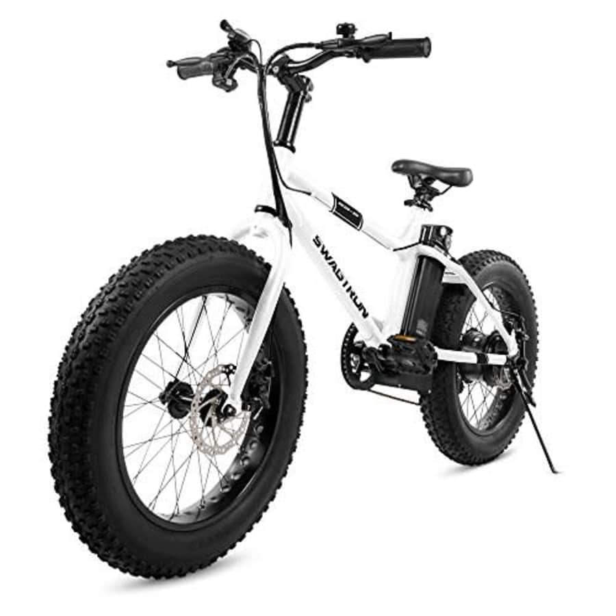 Swagtron EB-6 Bandit E-Bike 350W Motor, Power Assist, 4 Tires, 20 Wheels, Removable 36V Lithium Ion for $700