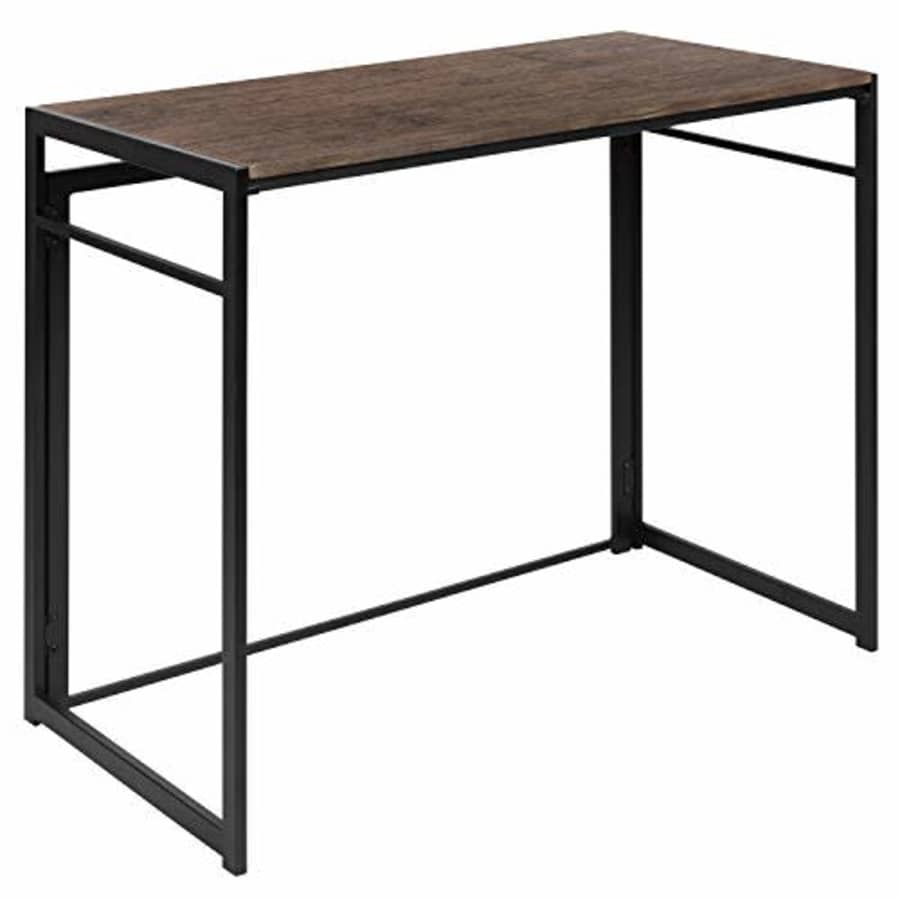 Flash Furniture Rustic Home Office Folding Computer Desk - 40" for $85 Flash Furniture Rustic Home Office Folding Computer Desk - 40" for $85