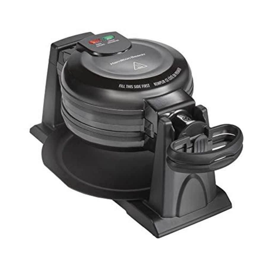 Hamilton Beach 26201 Belgian Waffle Maker with Removable Non-Stick Plates, Double Flip, Black for $65 Hamilton Beach 26201 Belgian Waffle Maker with Removable Non-Stick Plates, Double Flip, Black for $65