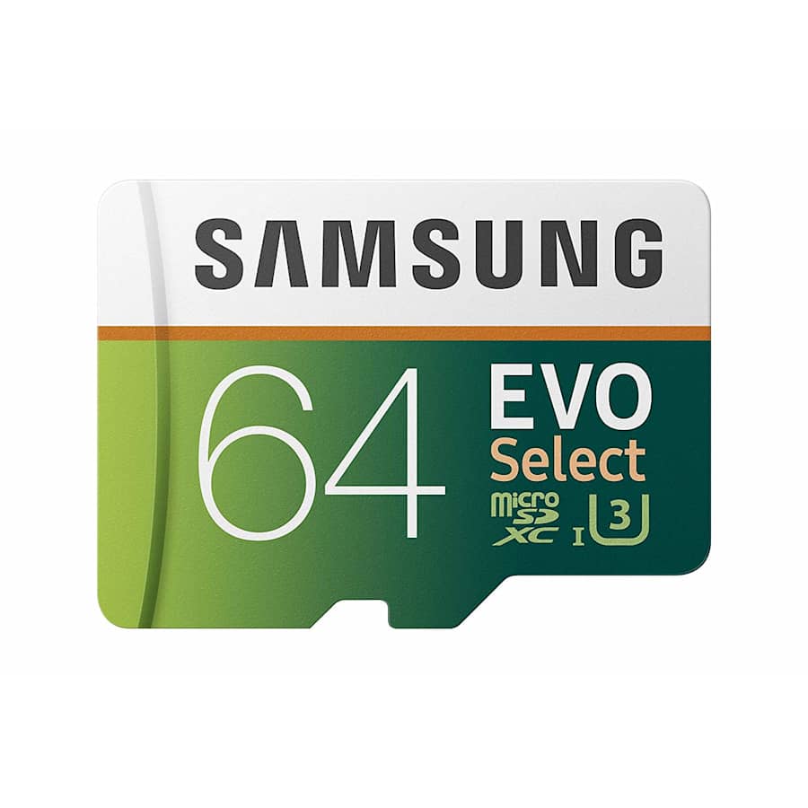 Samsung 64GB Class 10 UHS-I U3 Micro SD Card for $11
