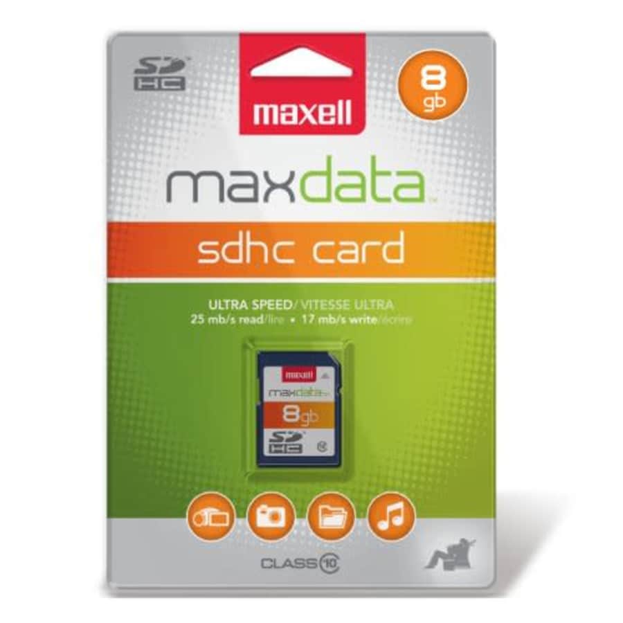 Maxell 501302 Maxdata 8 GB Flash Memory Card for $34
