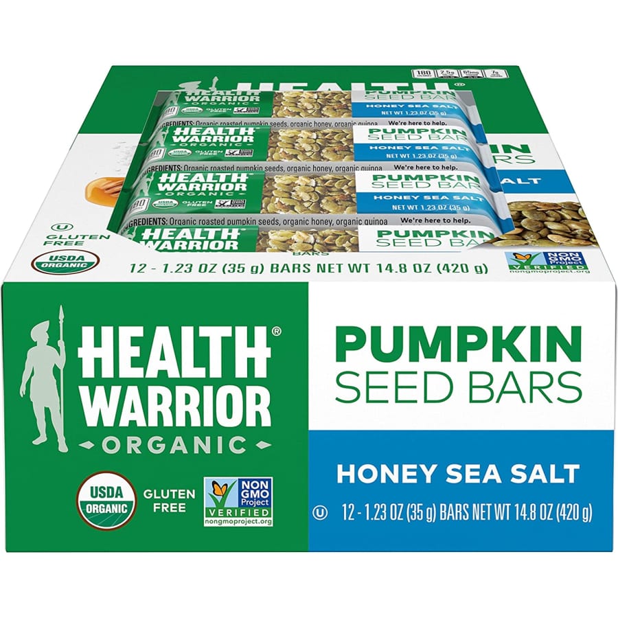 Health Warrior Pumpkin Seed Protein Bar 12-Pack for $10 in cart w/ Prime