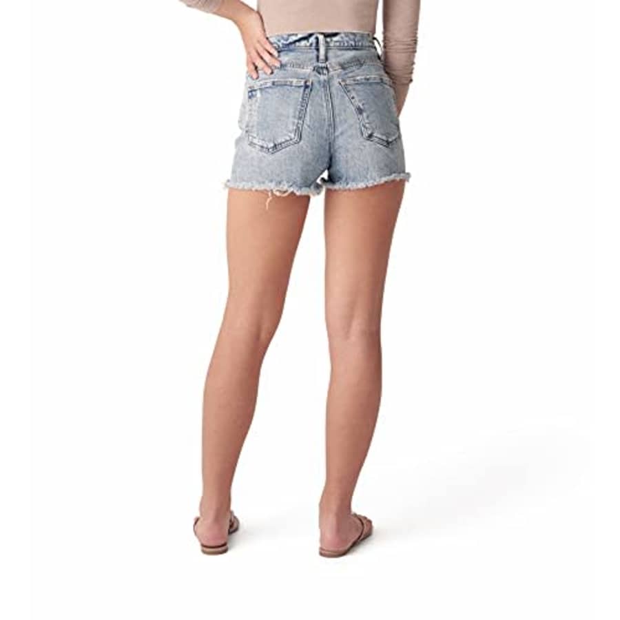 Silver Jeans Co. Women's Highly Desirable High Rise Jean Shorts, Indigo, 34W for $36 Silver Jeans Co. Women's Highly Desirable High Rise Jean Shorts, Indigo, 34W for $36