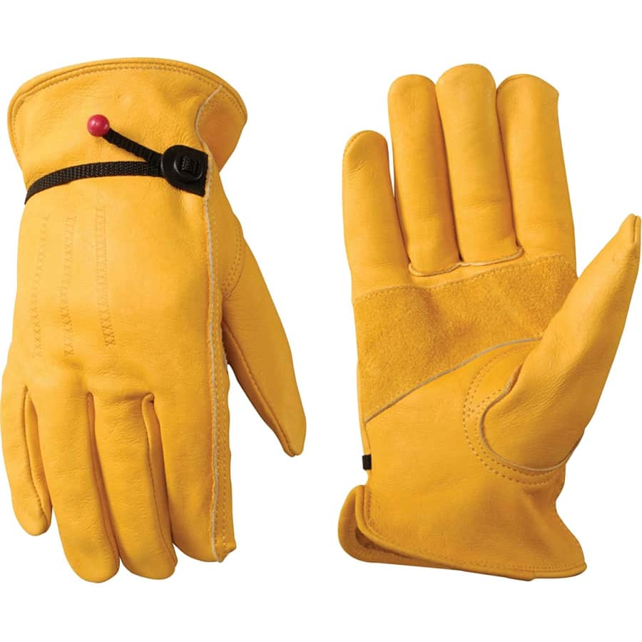 Wells Lamont Men's Cowhide Leather Work Gloves (Small) for $17 Wells Lamont Men's Cowhide Leather Work Gloves (Small) for $17