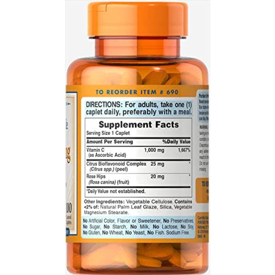 Puritan's Pride 1000 mg with Bioflavonoids & Rose HIPS Supports Immune System for $17 Puritan's Pride 1000 mg with Bioflavonoids & Rose HIPS Supports Immune System for $17