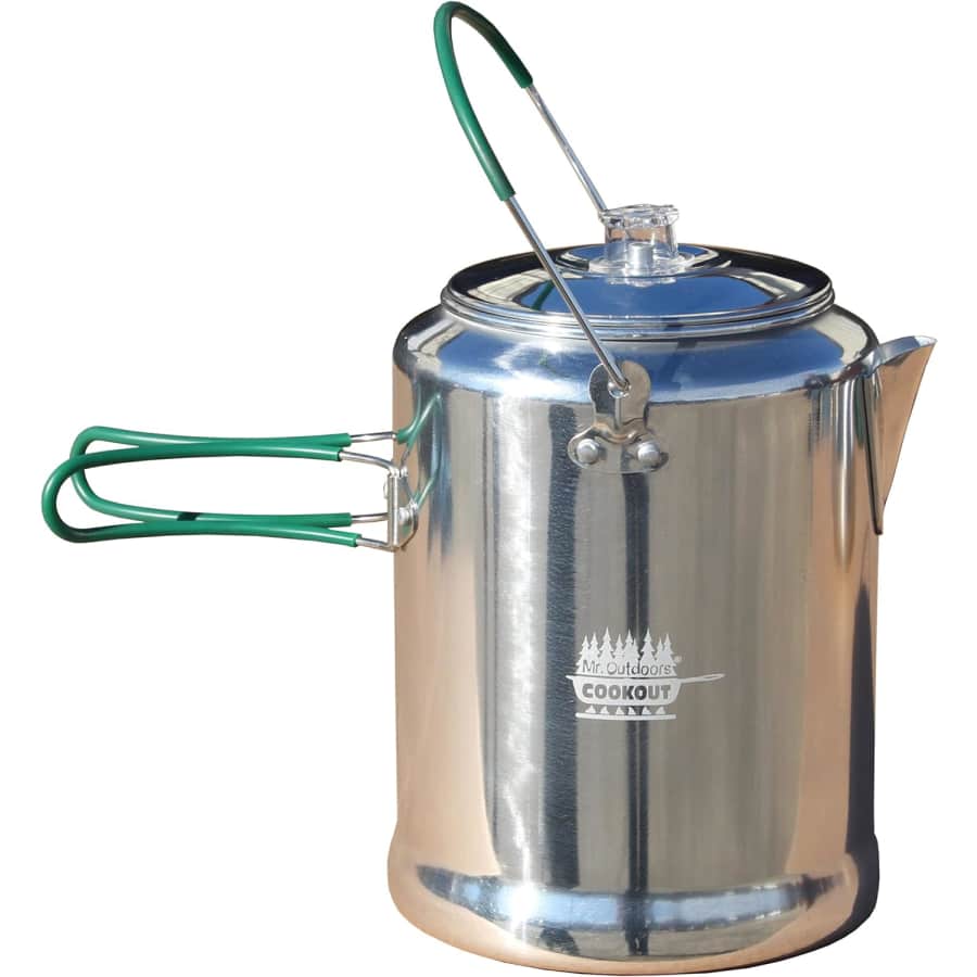 King Kooker Mr. Outdoors Cookout 20-Cup Percolator for $28