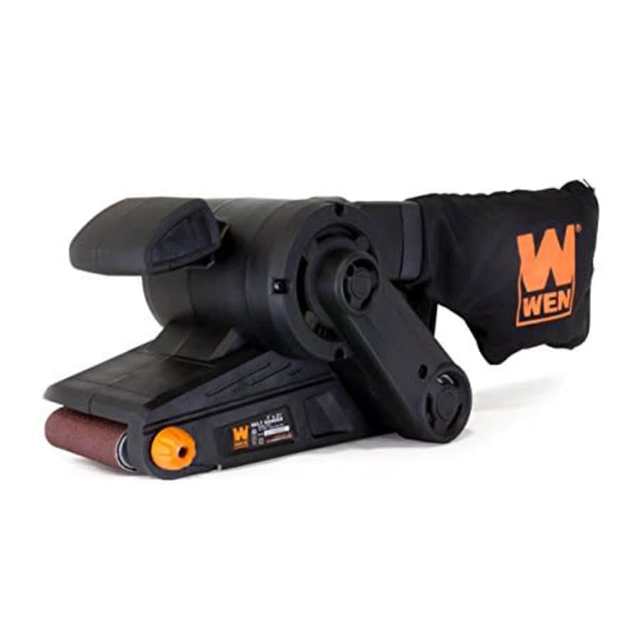 WEN 6321 7-Amp 3 in. x 21 in. Corded Belt Sander with Dust Bag for $40 WEN 6321 7-Amp 3 in. x 21 in. Corded Belt Sander with Dust Bag for $40