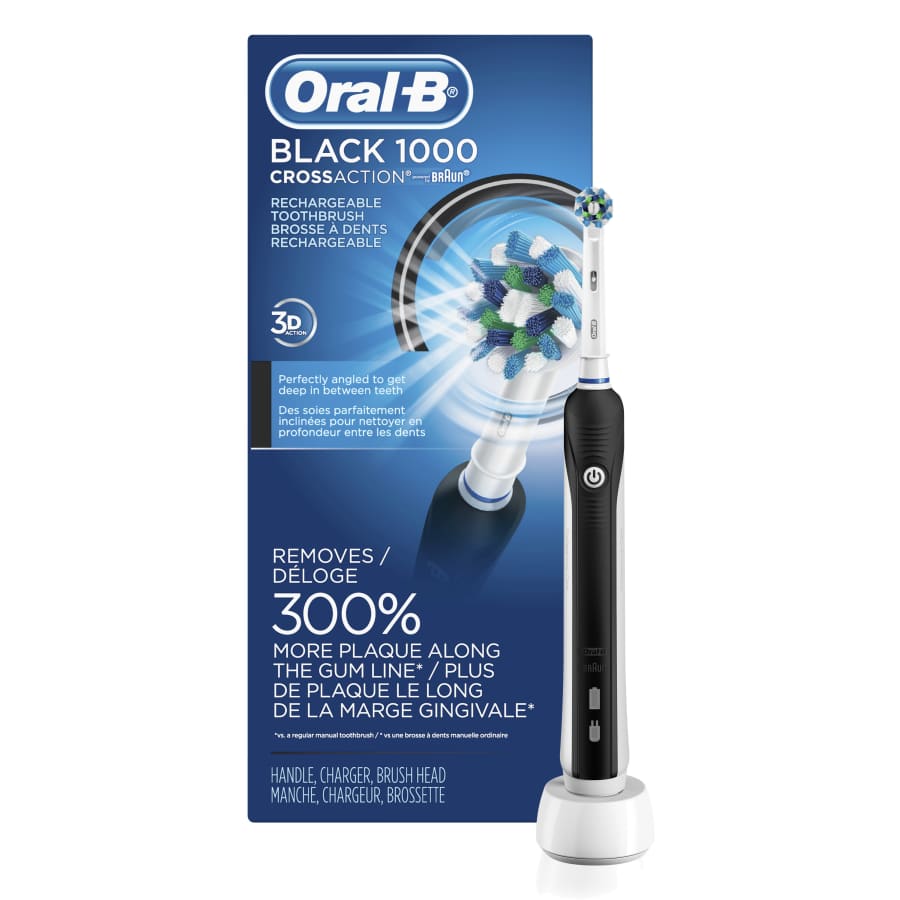 Oral-B 1000 Crossaction Electric Toothbrush for $30