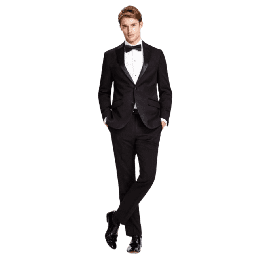 Kenneth Cole Reaction Men's Slim-Fit Ready Flex Tuxedo Suit for $140 Kenneth Cole Reaction Men's Slim-Fit Ready Flex Tuxedo Suit for $140