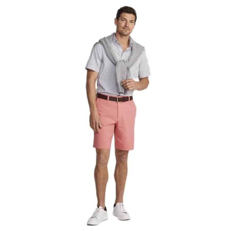 vineyard vines Men's 9 Inch Performance On-The-Go Shorts, Mai Tai, 30 Regular for $73 vineyard vines Men's 9 Inch Performance On-The-Go Shorts, Mai Tai, 30 Regular for $73