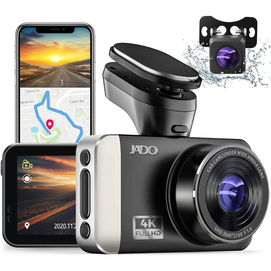 Jomise 4K GPS/WiFi Dual Dash Cam for $59 Jomise 4K GPS/WiFi Dual Dash Cam for $59