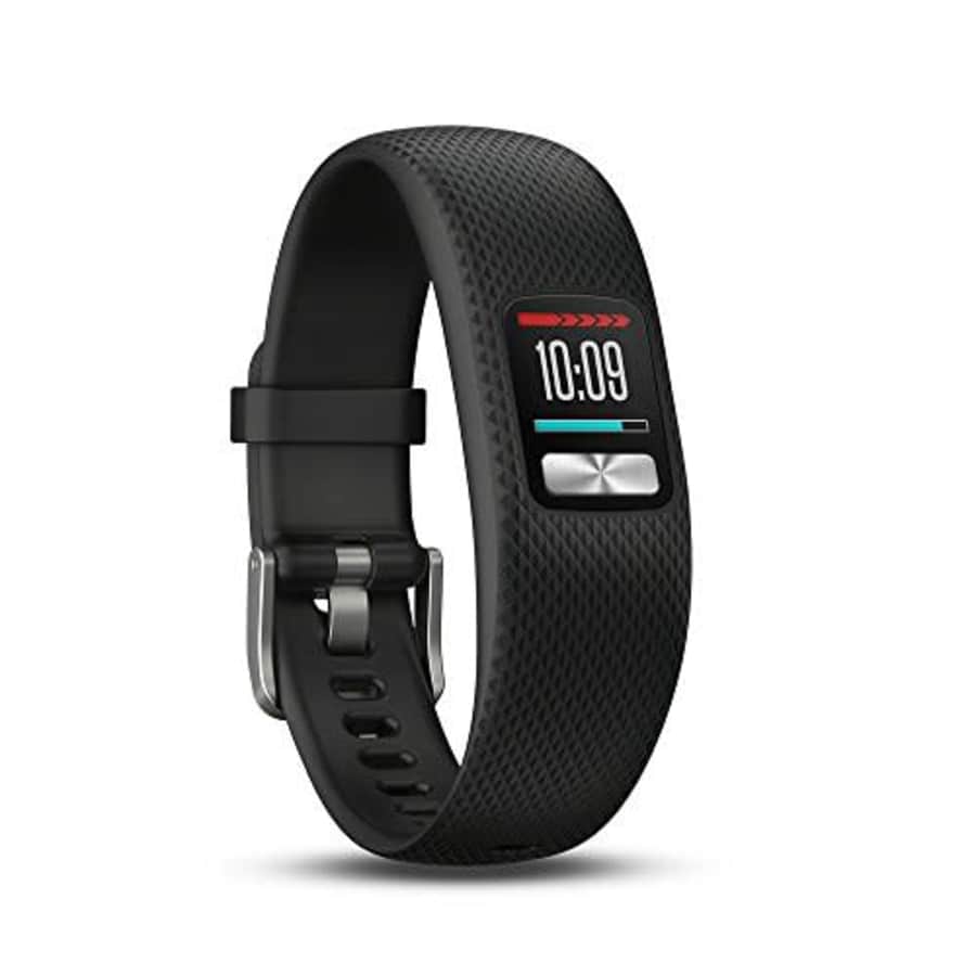 GARMIN - Activity Bangle GARMIN Vivofit 4 Bluetooth Waterproof Black (l) for $118