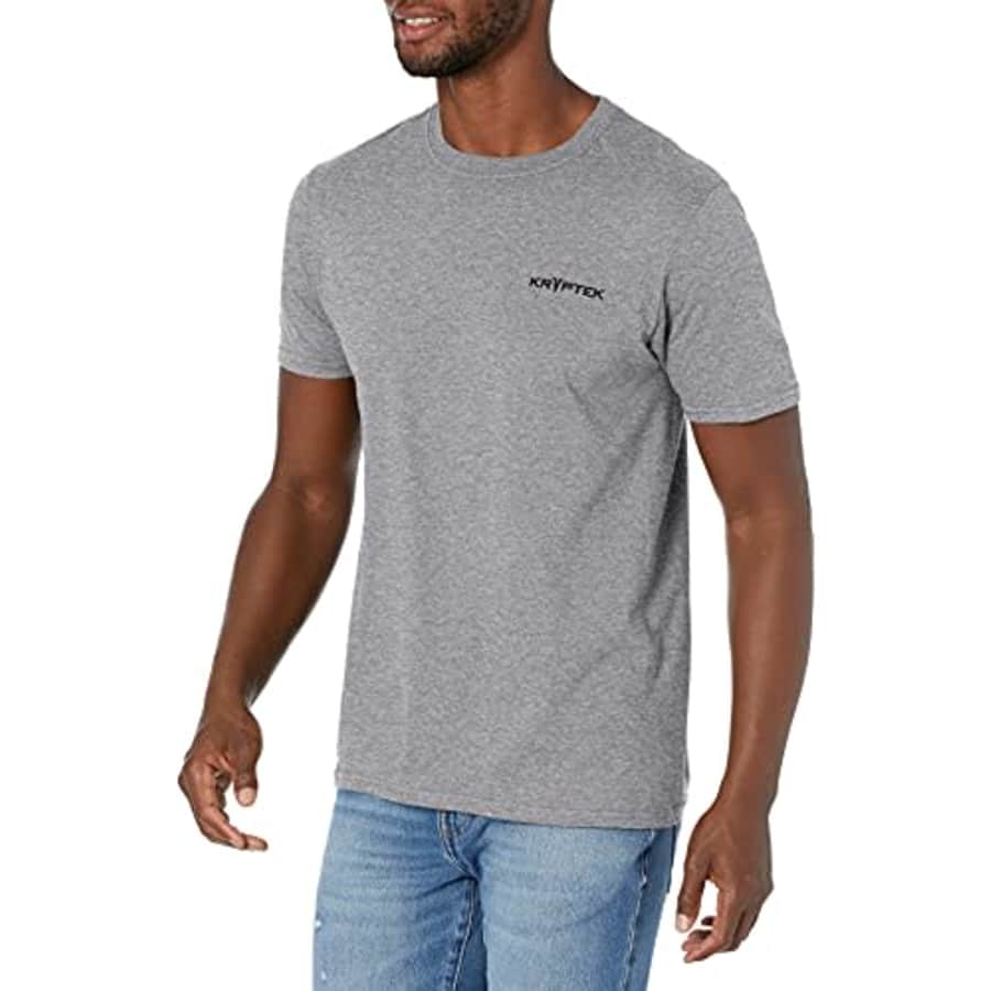 Kryptek Men's Graphic T-Shirt, Spartan Aspis (Graphite Heather), XX-Large for $19