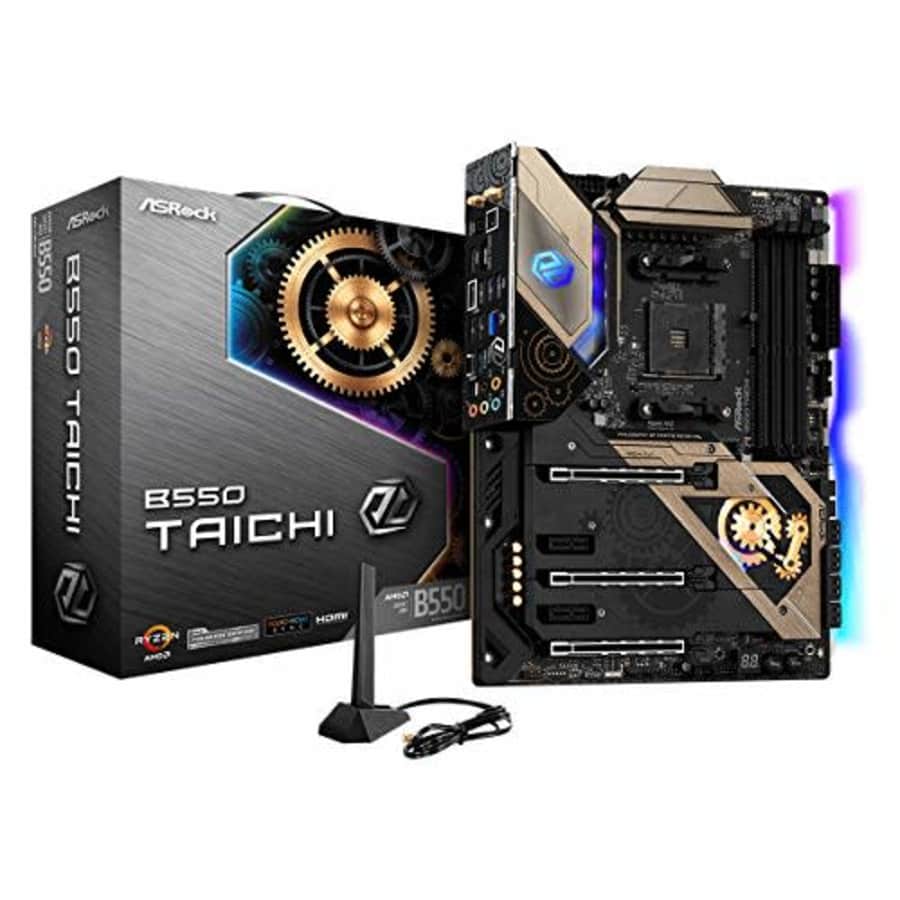 ASRock B550 Taichi Supports 3rd Gen AMD AM4 Ryzen/Future AMD Ryzen Processors Motherboard for $349 ASRock B550 Taichi Supports 3rd Gen AMD AM4 Ryzen/Future AMD Ryzen Processors Motherboard for $349