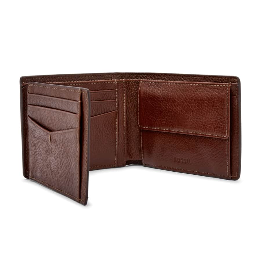 Fossil Men's Tyler RFID Leather International Traveler Wallet for $17 Fossil Men's Tyler RFID Leather International Traveler Wallet for $17