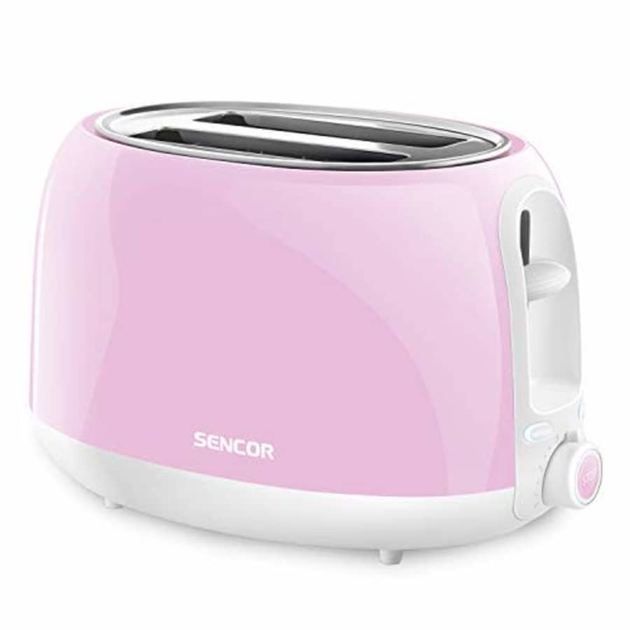 Sencor 2-slot High Lift Toaster with Safe Cool Touch Technology, Medium, Cherry Blossom Pink for $42