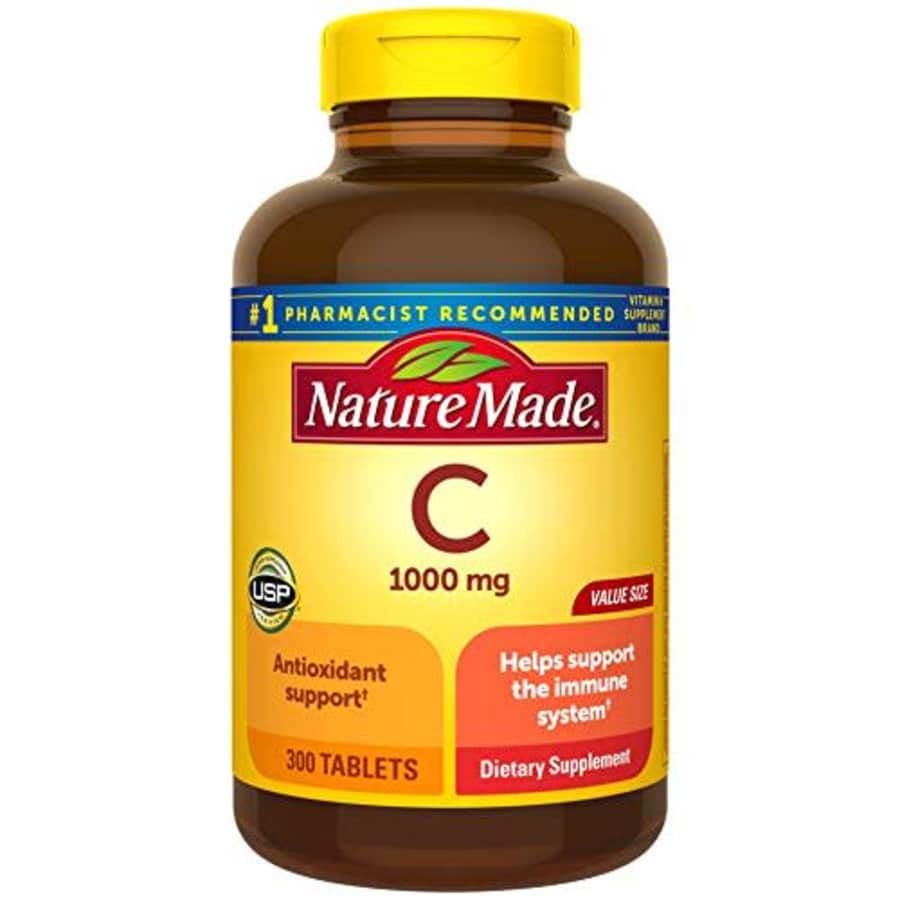 Nature Made Vitamin C 1000 mg, 300 Tablets, Helps Support the Immune System (Packaging May Vary) for $31