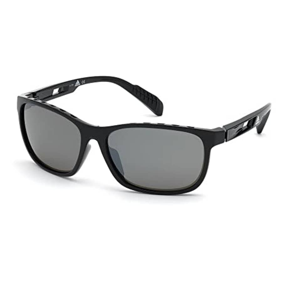 Sunglasses Adidas Sport SP 0014 01D Shiny Black/Smoke Polarized Lenses for $60