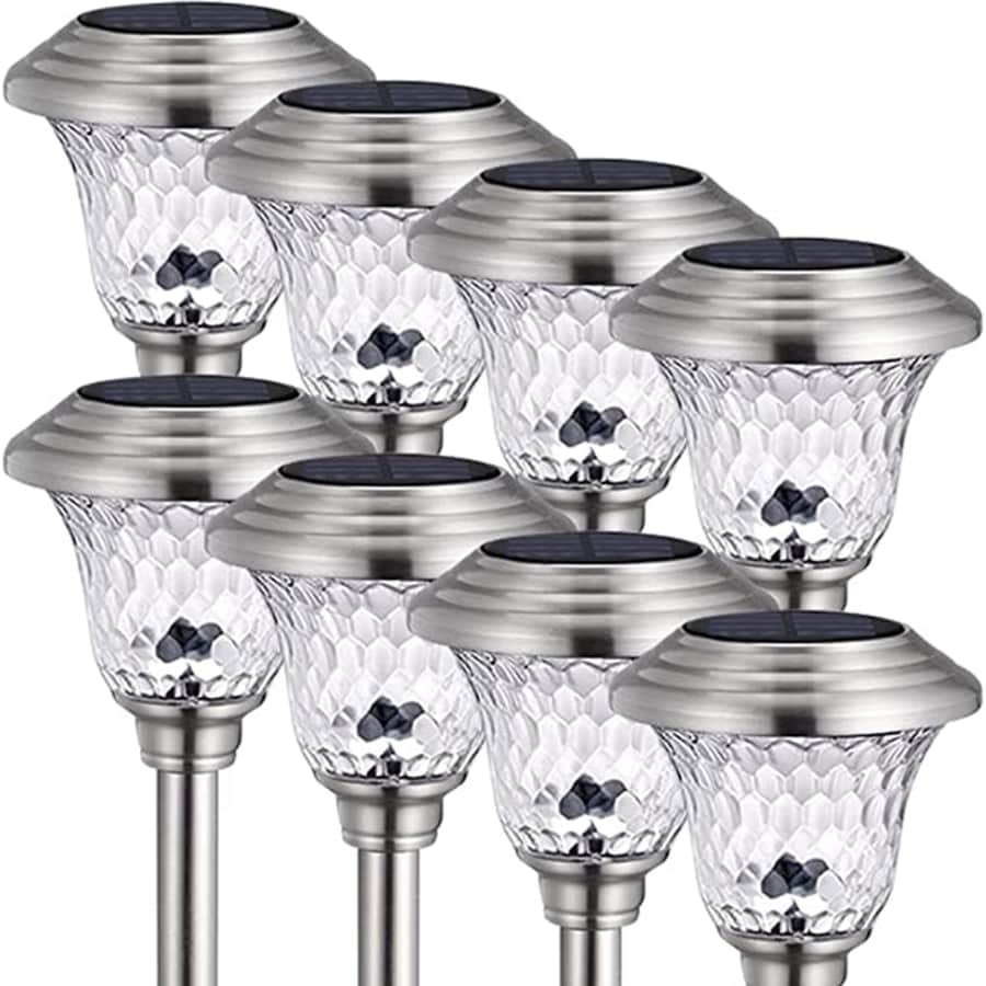 Beau Jardin Solar Pathway Lights 8-Pack for $37 Beau Jardin Solar Pathway Lights 8-Pack for $37