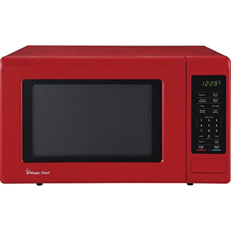 Magic Chef 0.9 Cubic Feet 900 Watt Stainless Countertop Microwave Oven for Compact Spaces with 6 for $192