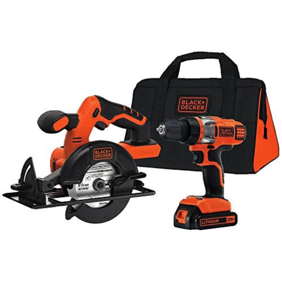 BLACK+DECKER 20V MAX Cordless Drill Combo Kit, 2-Tool (BDCD220CS) for $114 BLACK+DECKER 20V MAX Cordless Drill Combo Kit, 2-Tool (BDCD220CS) for $114