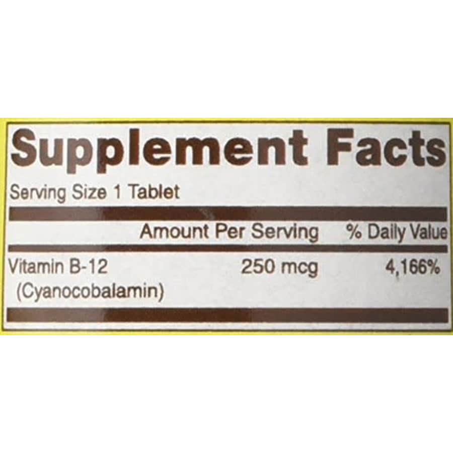 Mason Vitamins Mason B 12 250mcg Tablets for $8