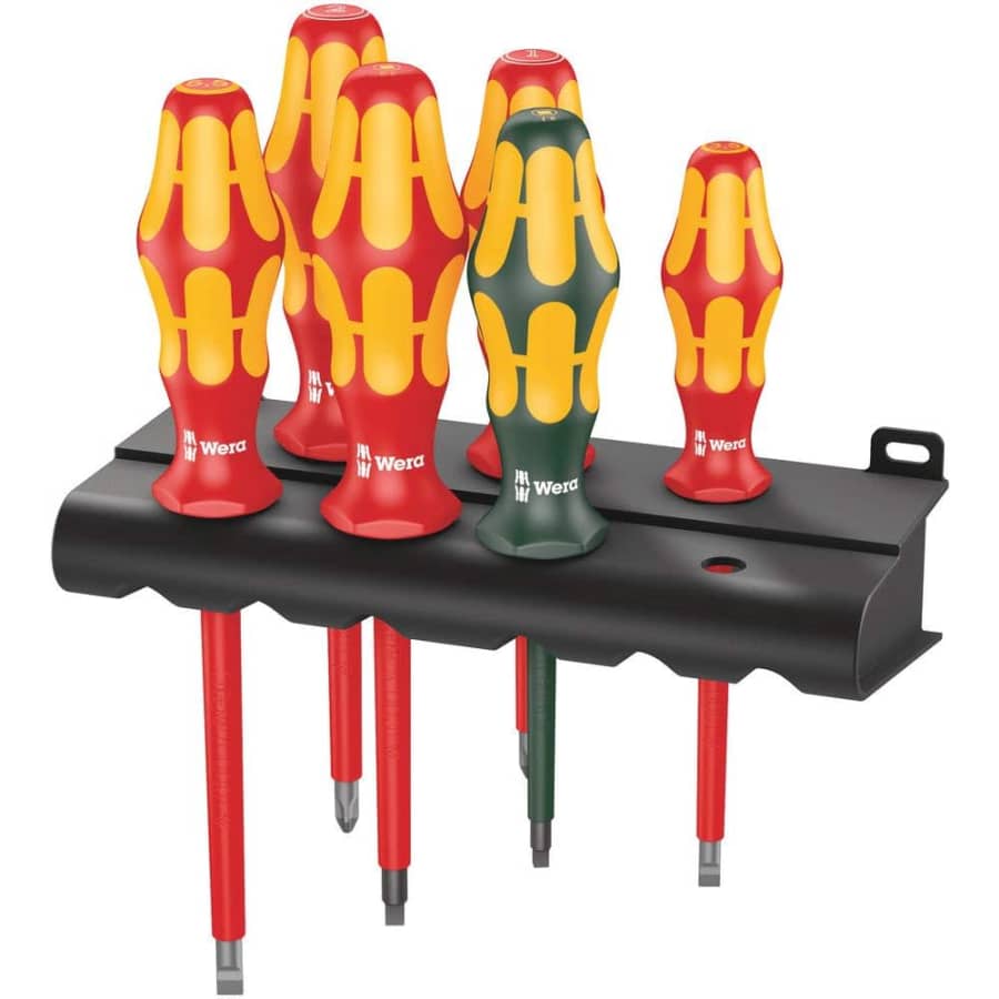 Wera Kraftform Plus Insulated Professional Screwdriver 6-Piece Set for $38 Wera Kraftform Plus Insulated Professional Screwdriver 6-Piece Set for $38