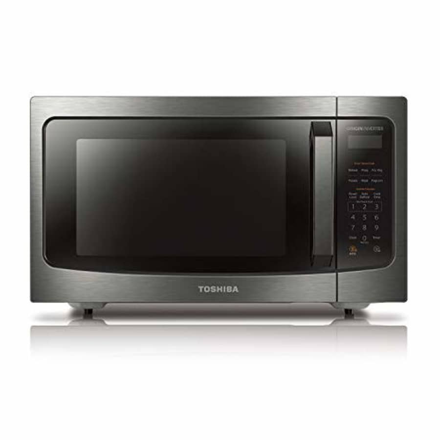 TOSHIBA ML-EM45P(BS) Countertop Microwave Oven with Smart Sensor and Position Memory Turntable, for $150 TOSHIBA ML-EM45P(BS) Countertop Microwave Oven with Smart Sensor and Position Memory Turntable, for $150