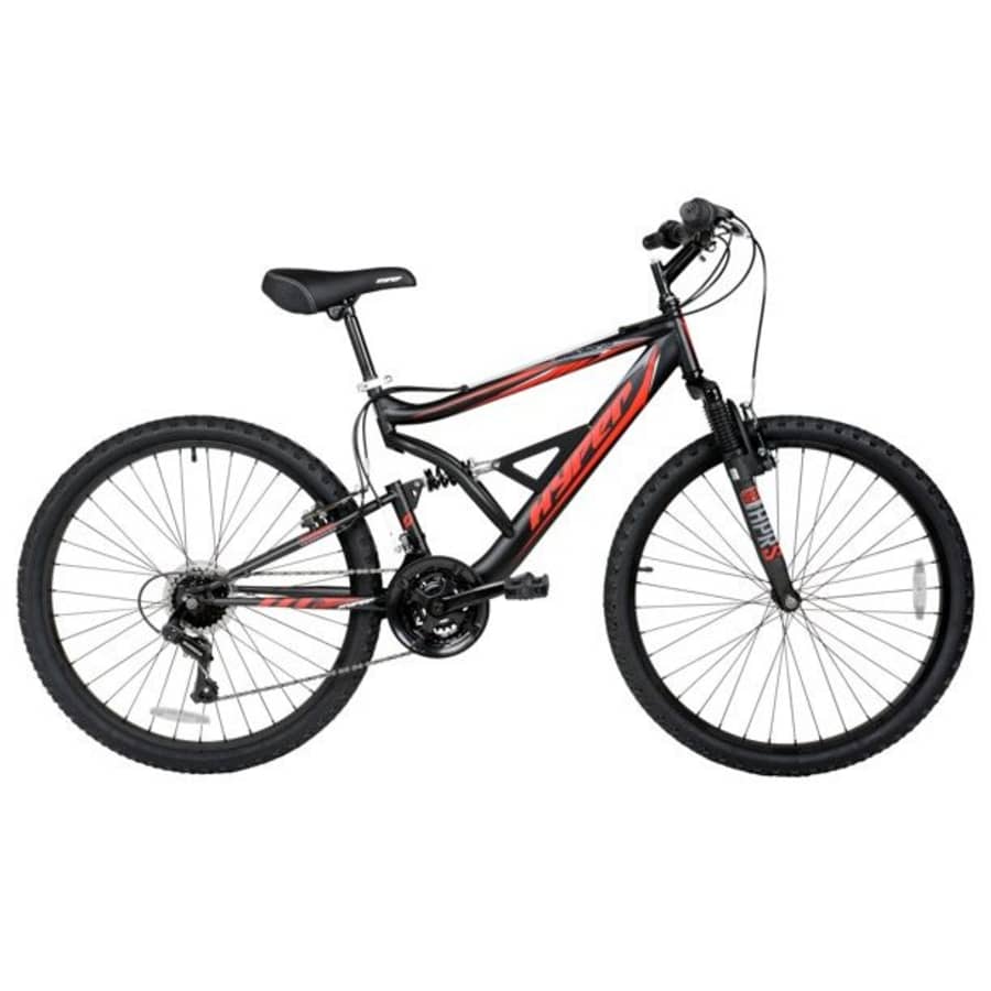 Hyper Bicycles Men's 26" Shocker Dual-Suspension Mountain Bike for $148