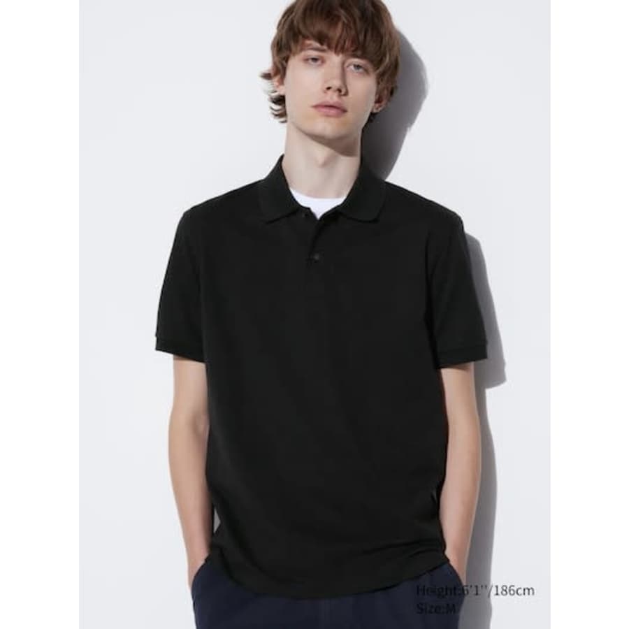Uniqlo Dry Pique Polo Shirt for $15