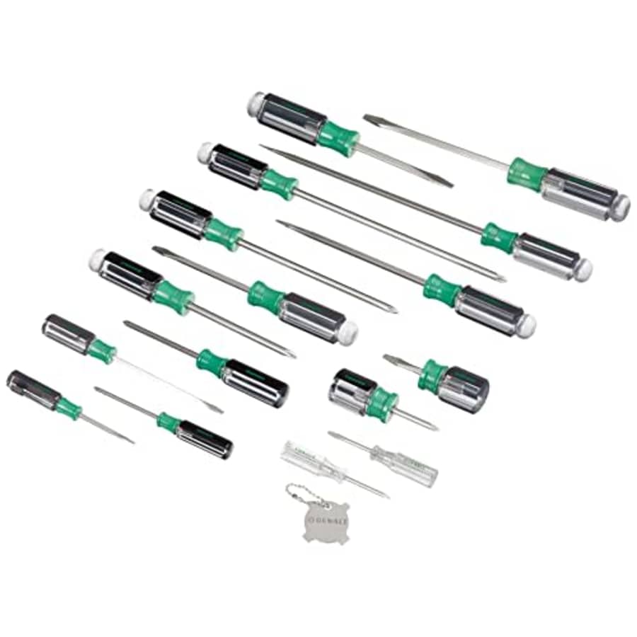 Amazon Brand - Denali 17-Piece Slotted/Phillips Screwdriver Set for $50 Amazon Brand - Denali 17-Piece Slotted/Phillips Screwdriver Set for $50