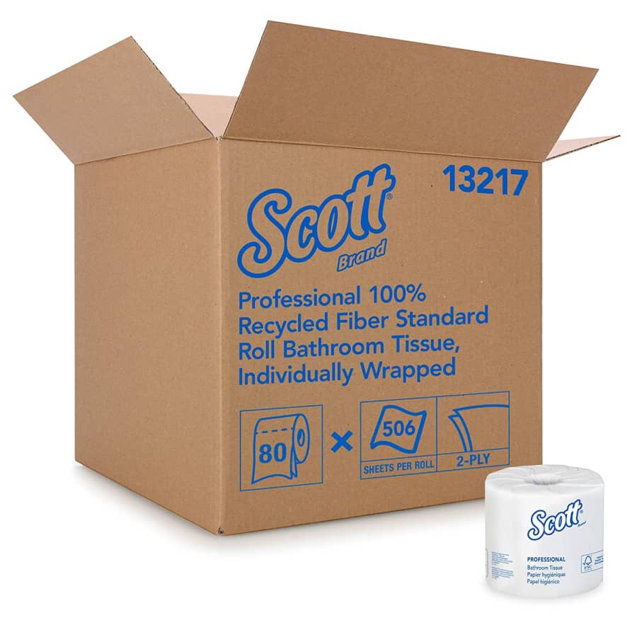 Scott Essential Professional Bulk Toilet Paper 80-Pack for $52 Scott Essential Professional Bulk Toilet Paper 80-Pack for $52