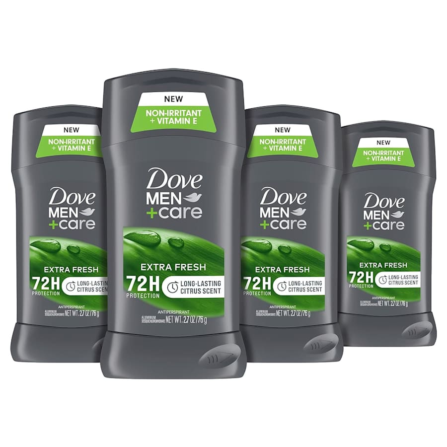 Dove Men+Care Antiperspirant Deodorant 4-Pack for $18