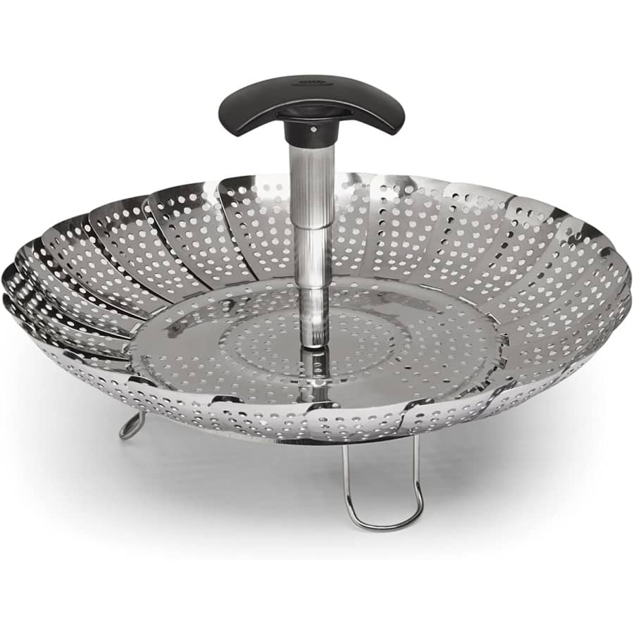 OXO Good Grips Stainless Steel Steamer for $18