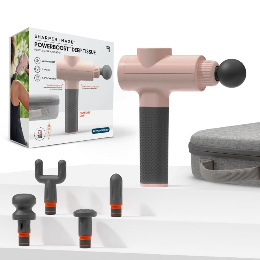 Sharper Image Powerboost Deep Tissue Percussion Massager for $100