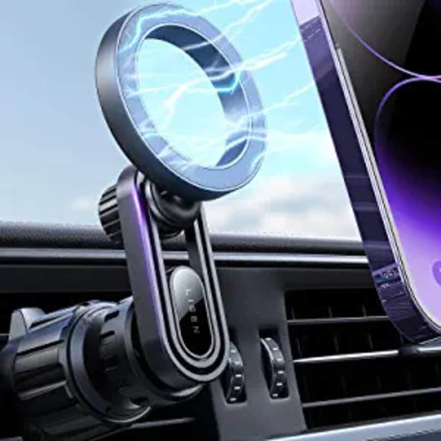 Lisen MagSafe Car Mount for iPhone for $10 Lisen MagSafe Car Mount for iPhone for $10